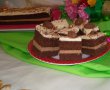 Desert prajitura festiva cu ciocolata si vanilie-21