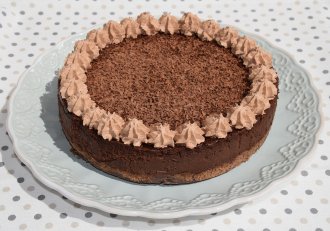 Desert cheesecake cu ciocolata