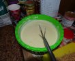 Desert prajitura cu banane si piersici-17