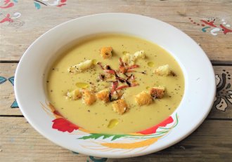 Supa crema de conopida si cartof