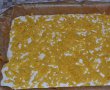 Desert prajitura fina cu iaurt si aluat ras-7