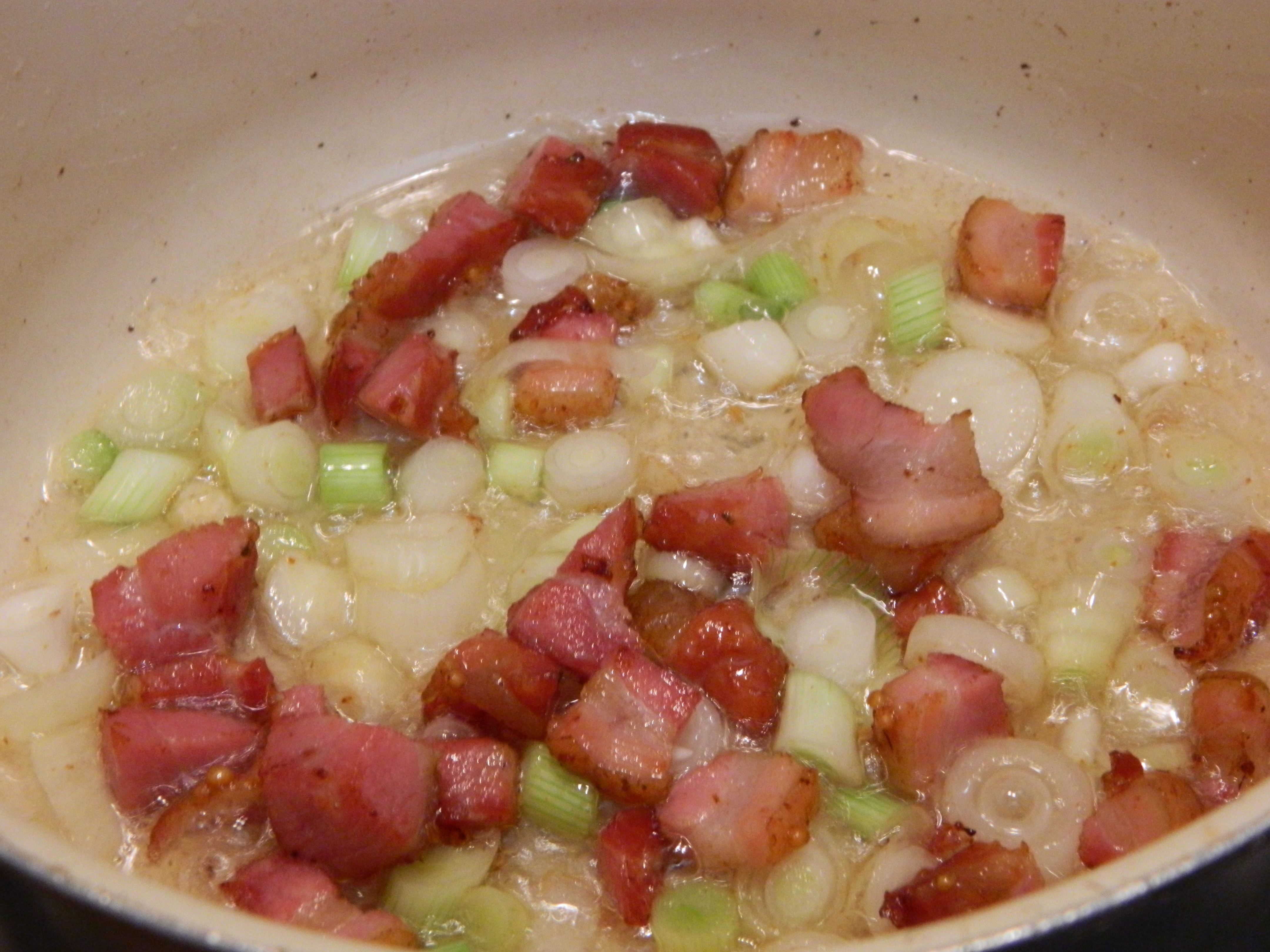 Supa de mazare cu salata verde