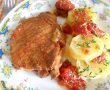 Cotlete de porc in sos tomat, la cuptor-14