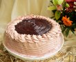 Desert tort cu crema de ciocolata si jeleu de coacaze negre-16
