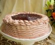 Desert tort cu crema de ciocolata si jeleu de coacaze negre-17