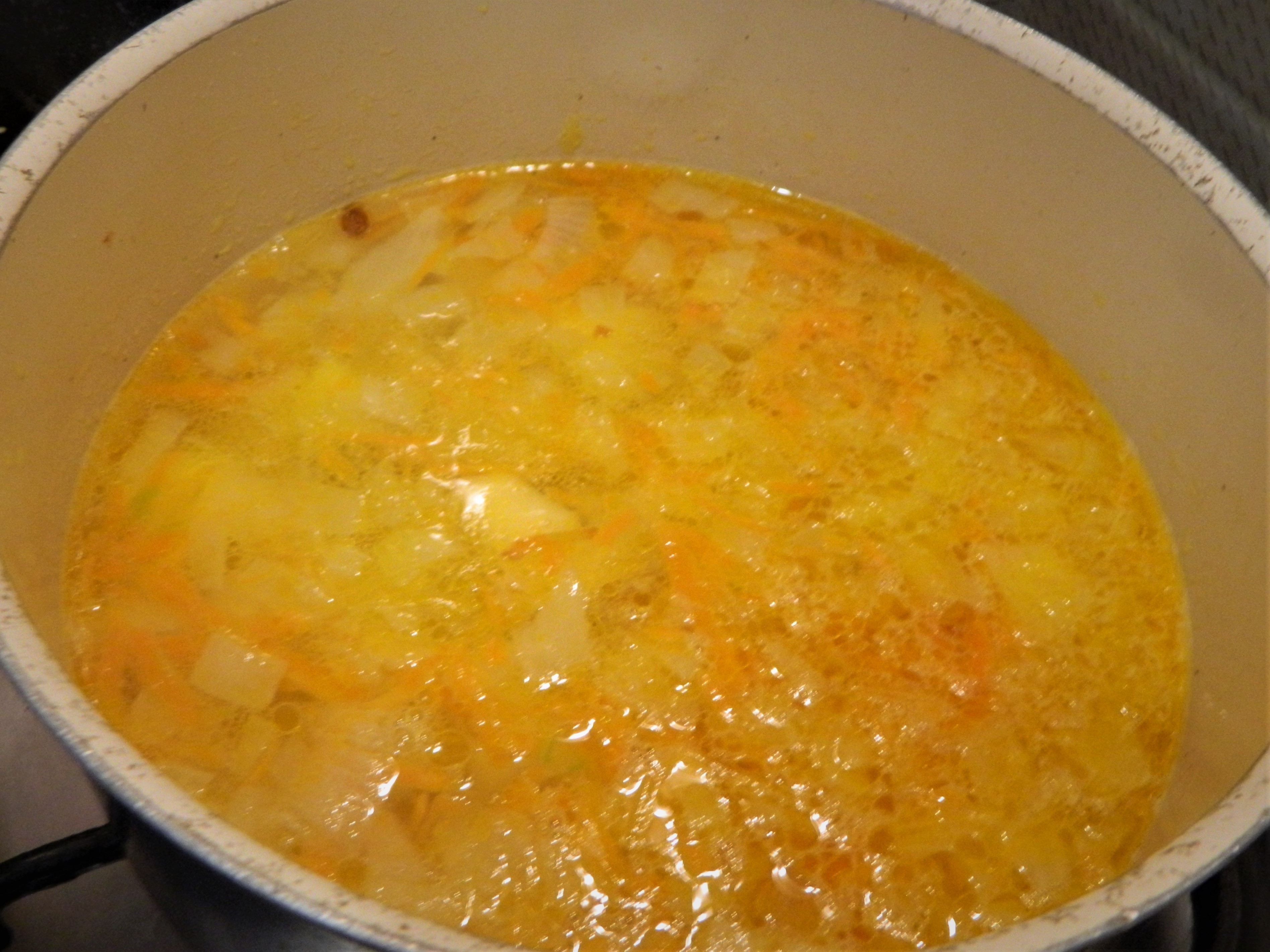 Supa de spanac cu cartofi