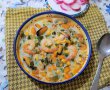Supa egipteana cu fructe de mare, porumb si ciuperci-12