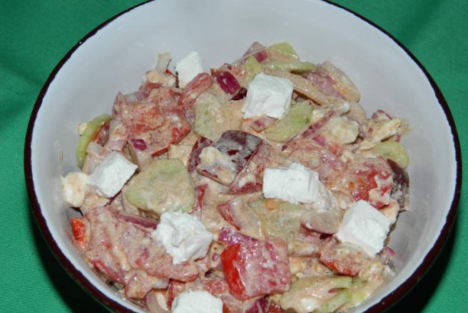 Salata de vara cu branza feta