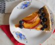 Desert tarta cu branza dulce, nectarine si afine-21