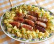 Mini rulouri din carne tocata de porc, in bacon, cu cartofi natur-7