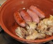 Cassoulet cu fasole, carnati si carne de pui-2