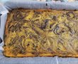 Desert brownie cu mascarpone si piure de dovleac-15