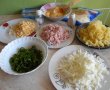Salata Mimoza, cu sunca si mozzarella-2