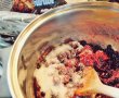 Desert crumble cu prune si afine la slow cooker Crock Pot-4