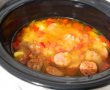 Ciorba de cartofi cu carnat afumat la slow cooker Crock Pot-3