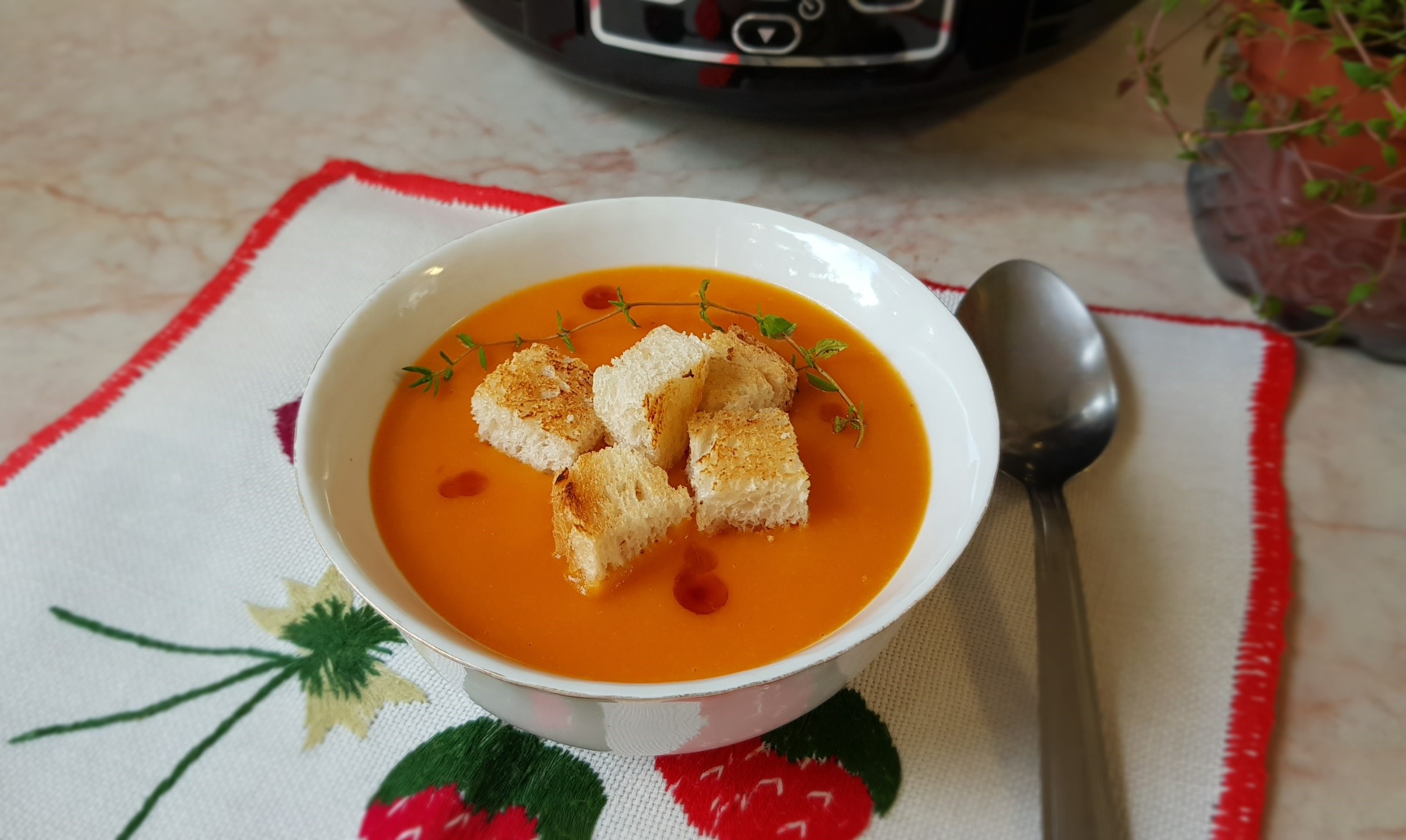 Supa crema de legume la slow cooker Crock Pot