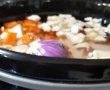Ciorba de gaina cu mazare, tarhon si iaurt la slow cooker Crock Pot-4