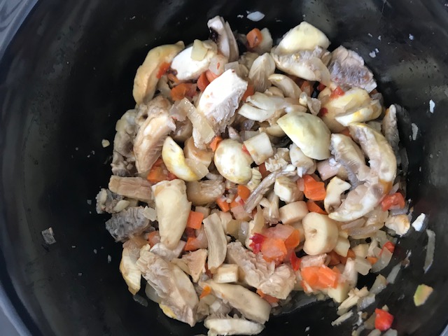 Supa de ciuperci a la grec la slow cooker Crock Pot