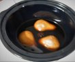 Pere in sos de rodii la slow cooker Crock Pot-3