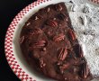 Desert prajitura cu ciocolata, banana si piureu de dovleac (fara gluten)-8