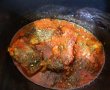 Crap in sos de rosii cu busuioc si usturoi la slow cooker Crock Pot-3