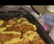 Piept de pui cu cartofi in sos de mustar cu miere-3