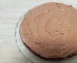 Desert tort cu crema de ciocolata, crema cu mascarpone si fructe-10