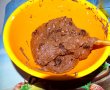 Desert ciocolata de casa cu cirese amare alcoolice si nuci pecan-9