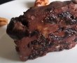 Desert fondant de ciocolata neagra cu prune uscate-7