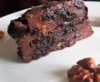 Desert fondant de ciocolata neagra cu prune uscate-8