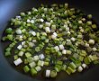 Salata calda de paste, cu legume si mozzarella-3