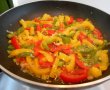 Salata calda de paste, cu legume si mozzarella-6