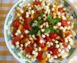 Salata calda de paste, cu legume si mozzarella-14