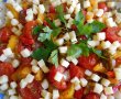 Salata calda de paste, cu legume si mozzarella-16