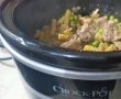 Ficatei de pui cu rigatoni si mazare la slow cooker Crock Pot-10