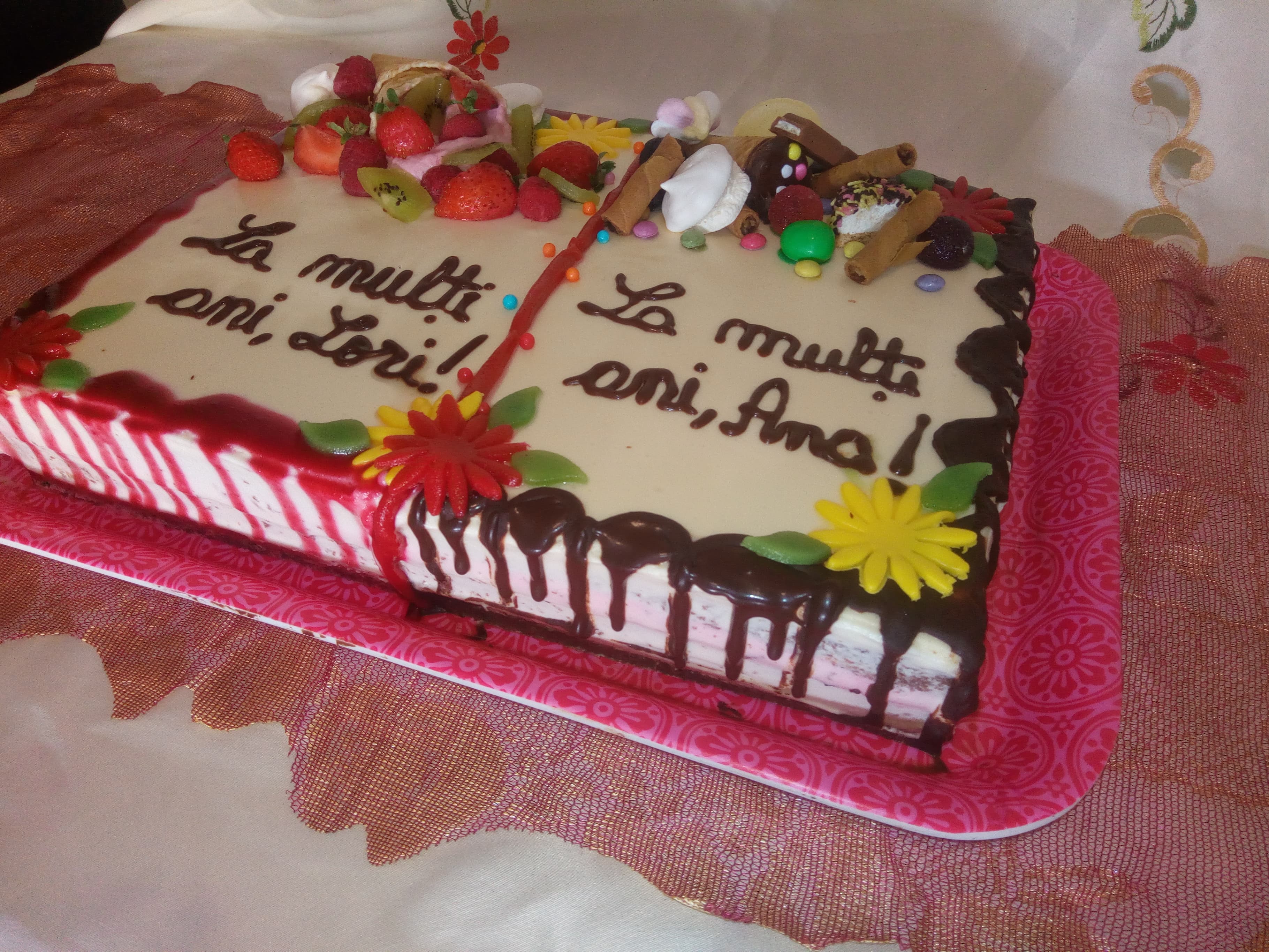 Desert tort pentru 2 aniversari