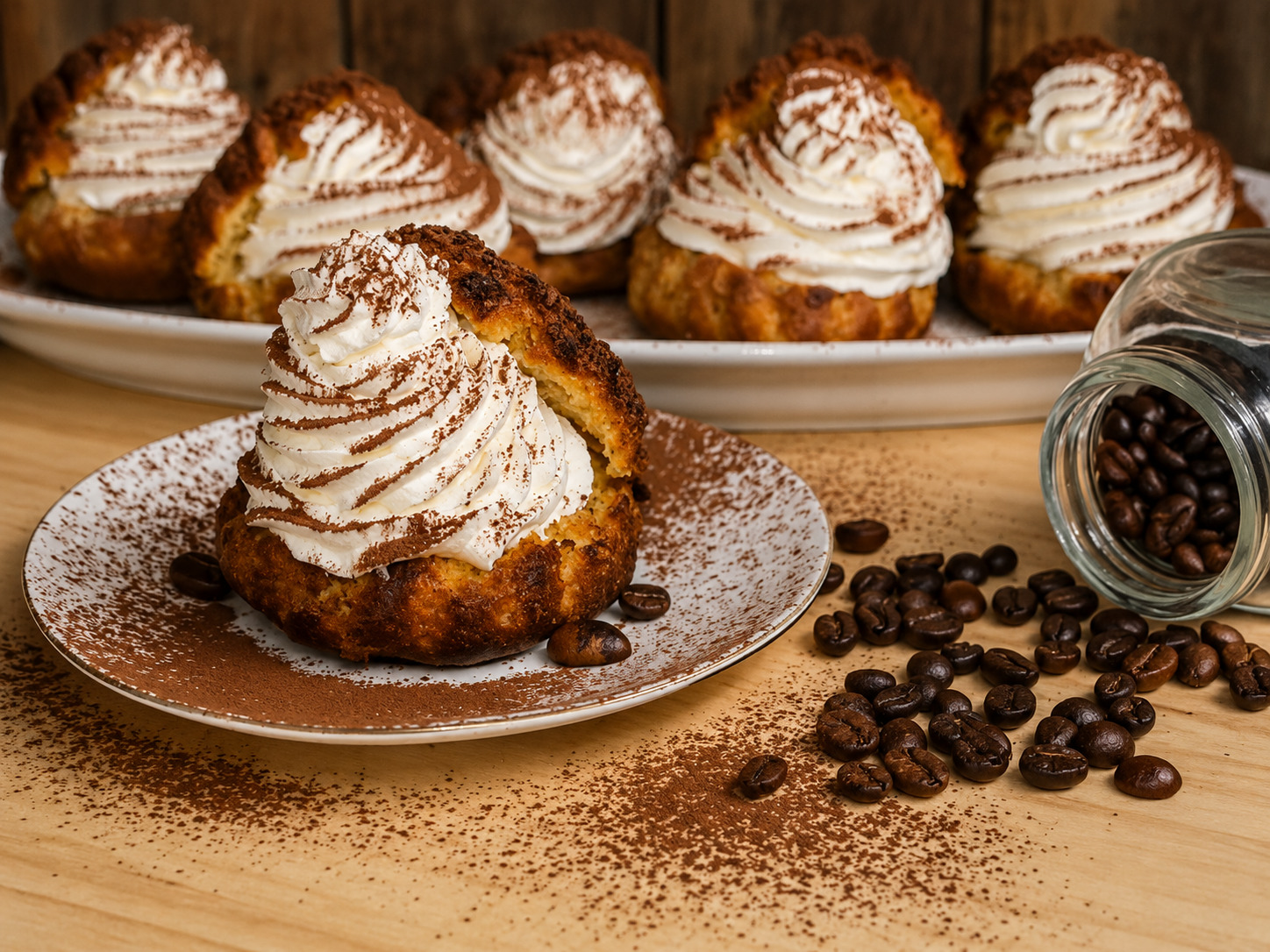 Desert savarina tiramisu