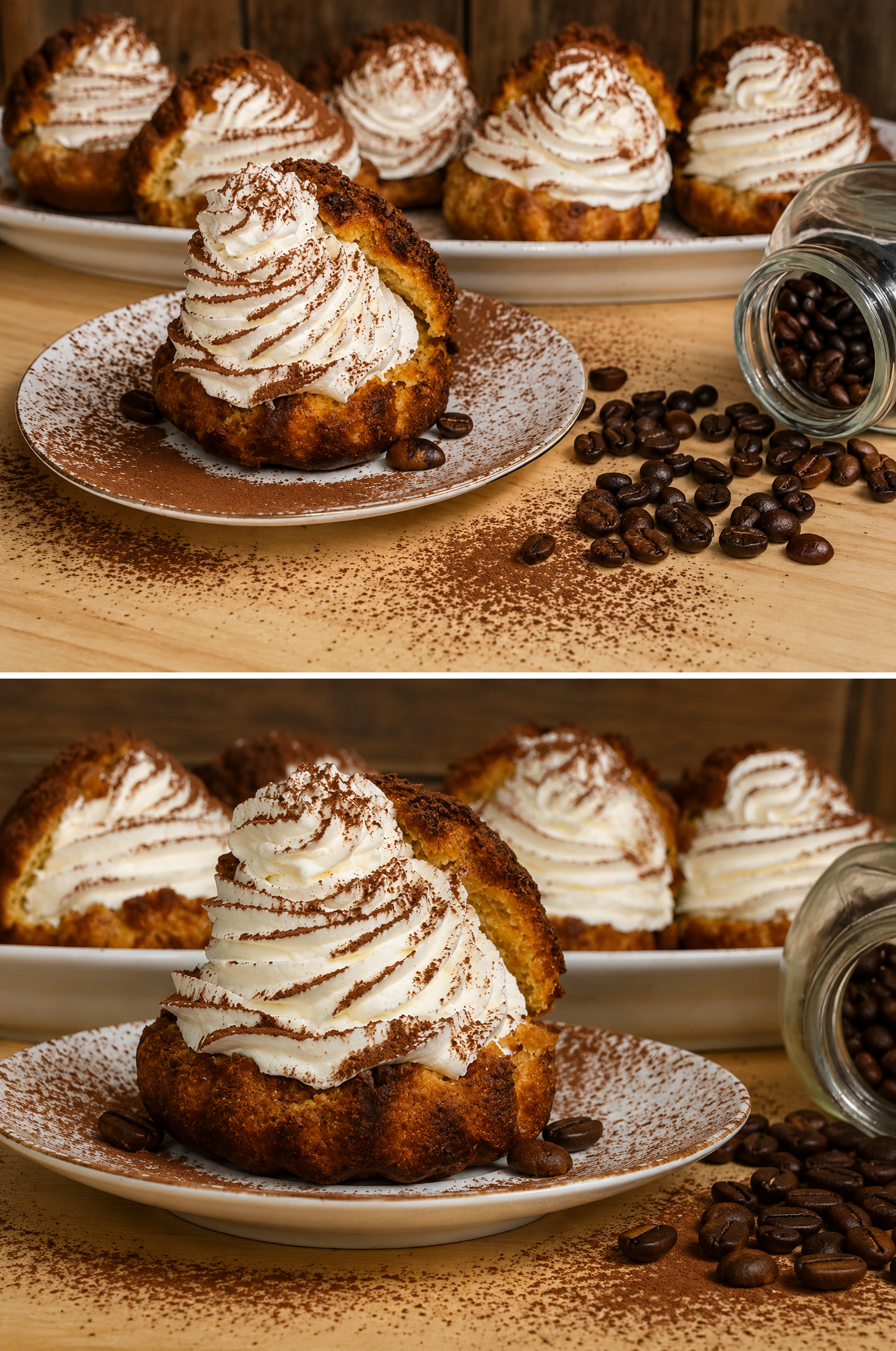 Desert savarina tiramisu