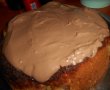 Desert tort de mere cu crema de ciocolata si frisca-5