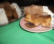 Desert tort de mere cu crema de ciocolata si frisca-8