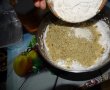 Desert prajitura cu crema de piersici si krant de alune de padure-2