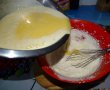 Desert prajitura cu crema de piersici si krant de alune de padure-14