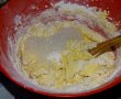 Desert prajitura cu crema de vanilie si crema de nuci-3