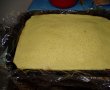 Desert prajitura cu crema de vanilie si crema de nuci-19