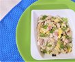 Salata cu smantana, fasole verde, cartofi si sunculita de porc-11