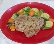 Steak de ton proaspat cu legume-0