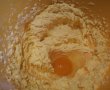 Desert prajitura turnata cu mere si crema de smantana-1