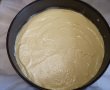 Desert prajitura turnata cu mere si crema de smantana-4