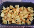 Pulpe de pui cu cascaval si cartofi la cuptor-2