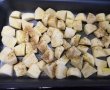 Cartofi cu carne de pui, gratinati la cuptor-4
